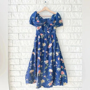 SEA NY Julian Floral Embroidered jacquard dress Size 4